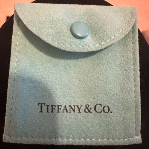 Elsa Peretti By Tiffany & Co Sterling Silver Bean Necklace 16” w/ Pouch - Picture 4 of 10